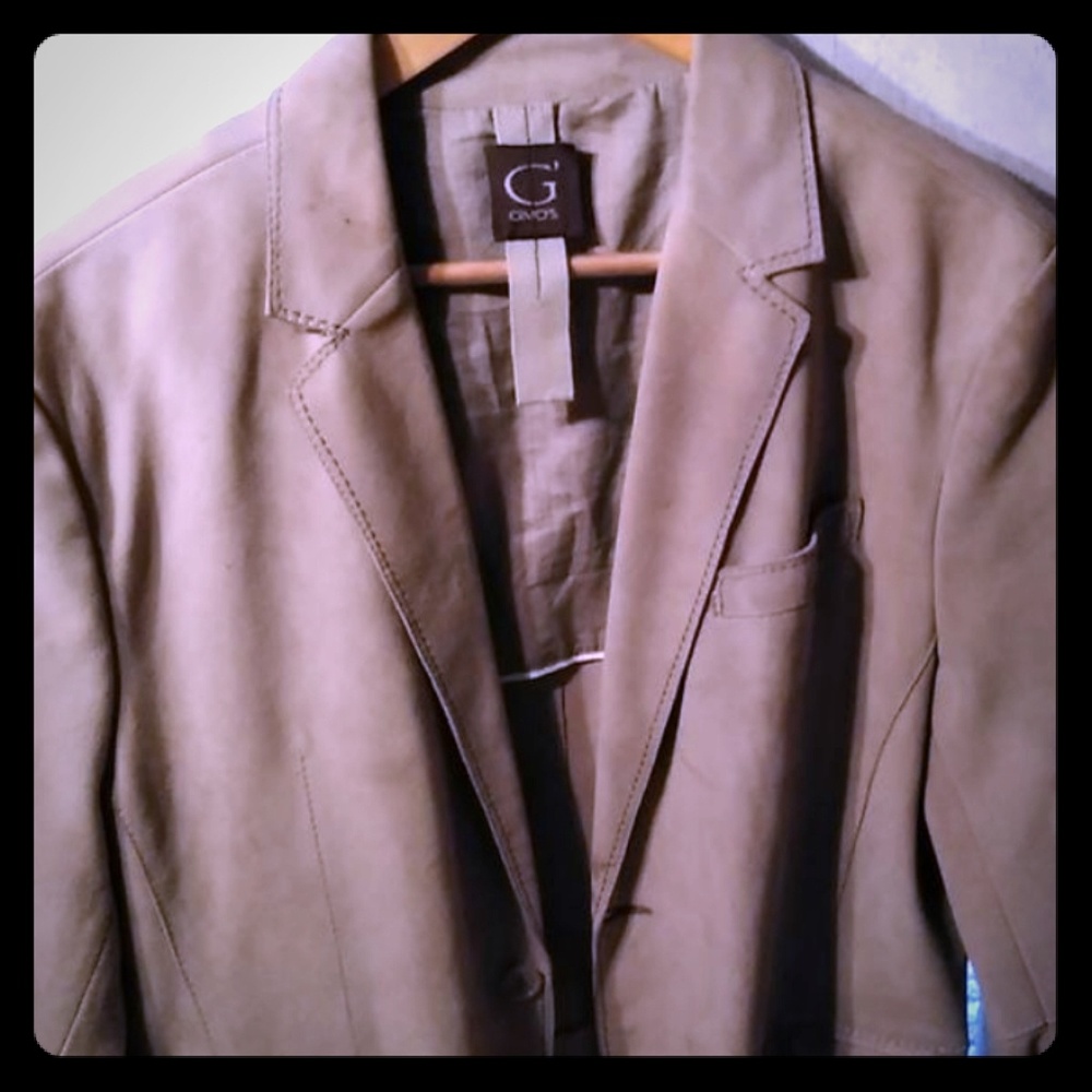 Gimo's Mens Suede Sport Jacket Paid $4500+